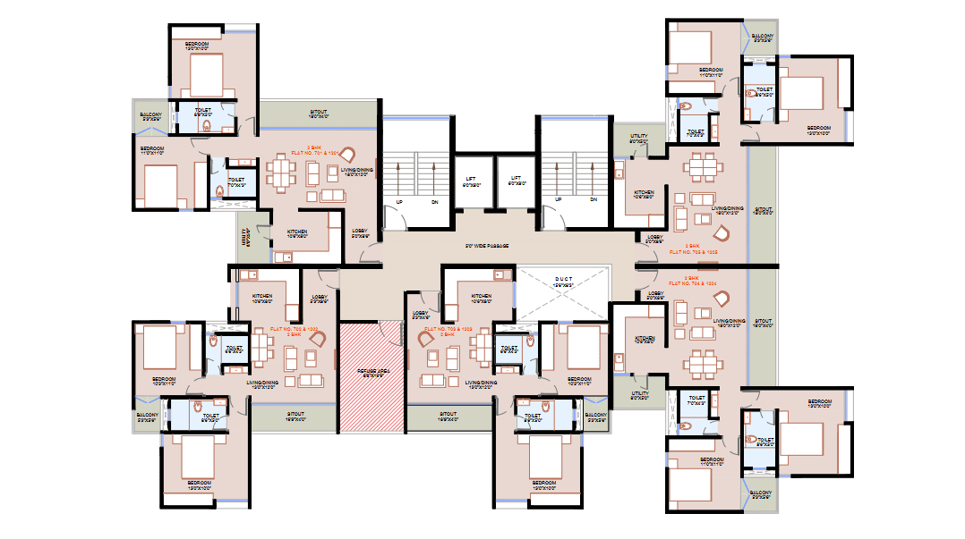 Wing c - 7th and 12th